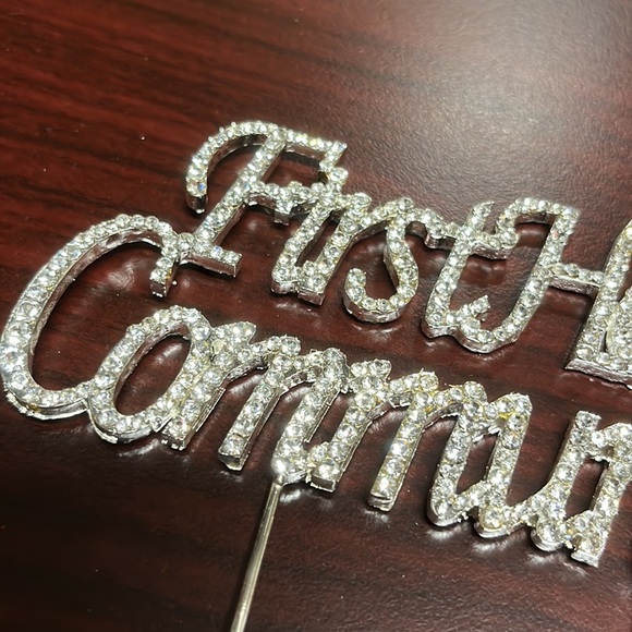 Rhinestone cake topper - Picture 2 of 7